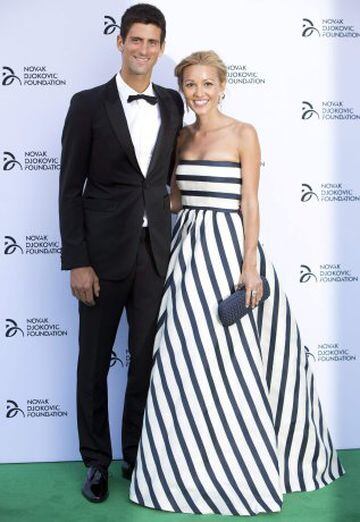 Novak Djokovic and Jelena Ristic.