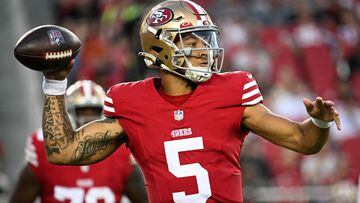 What comes next for Trey Lance now that the 49ers have named Sam Darnold as  the No. 2 quarterback? - AS USA