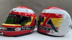 Presentaci&oacute;n del casco de Antonio Garc&iacute;a para las 24h de Le Mans, donde homenajear&aacute; a Adri&aacute;n Campos.