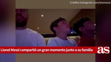 La familia Messi comparte un lindo momento en el concierto de Ed Sheeran