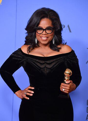 La presentadora Oprah Winfrey, una de las más reivindicativas de la gala.