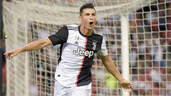 Cristiano Ronaldo celebra un gol con la Juventus. 
