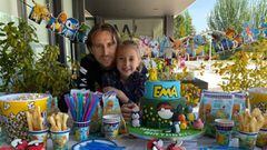 Modric celebra por todo lo alto el séptimo cumpleaños de su hija Ema
