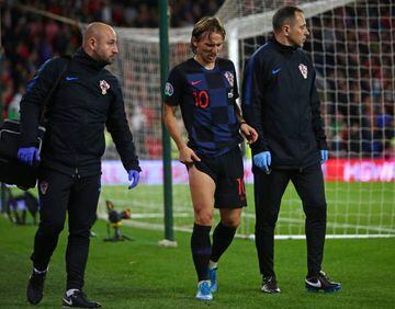 Modric se lesionó en el Gales-Croacia del anterior parón de selecciones.