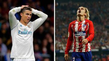 Las delanteras de Real Madrid y Atl&eacute;tico de Madrid, las peores de los equipos m&aacute;s fuertes de Europa.