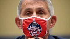FILE PHOTO: Dr. Anthony Fauci, director of the National Institute for Allergy and Infectious Diseases, testifies during the House Select Subcommittee on the Coronavirus Crisis hearing in Washington, D.C., U.S., July 31, 2020. Kevin Dietsch/Pool via REUTER