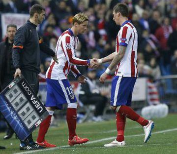 Cambio. Fernando Torres por Mandzukic.