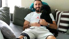 Dani Carvajal se recupera de una lesi&oacute;n en el ligamento lateral interno de la rodilla derecha.