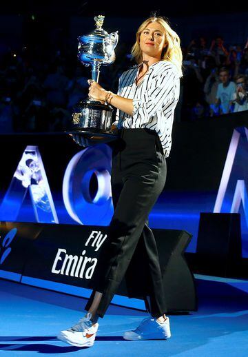 En ausencia de la campeona del Abierto de Australia 2017, Serena Williams, María Sharapova, vencedora en 2008, fue la estrella femenina del sorteo de los cuadros de este año: “Es especial estar de vuelta”.