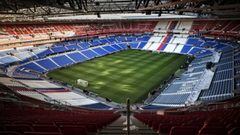 Estadio del Olympique de Lyon.