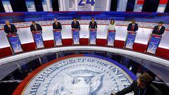 The GOP front-runner was absent from the party’s first primary debate. Here’s who stood out among the eight candidates that tussled on stage.