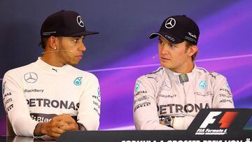 Hamilton y Rosberg vieron como su relación se deterioraba mucho.