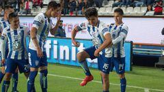 Los hidalguenses se impusieron al cuadro fronterizo 2-0 gracias a los goles del chileno Angelo Sagal y el mediocampista Erick Guti&eacute;rrez en el Estadio Hidalgo.