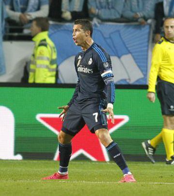 Cristiano Ronaldo ingresó al club tras anotar un doblete ante Malmo. Hasta ahí suma 501 goles como profesional. 
