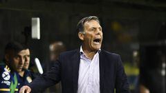 BUENOS AIRES, ARGENTINA - MARCH 07: Miguel Angel Russo head coach of Boca Juniors reacts during a match between Boca Juniors and Gimnasia as part of Superliga 2019/20 at Estadio Alberto J. Armando on March 8, 2020 in Buenos Aires, Argentina. (Photo by Rod