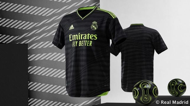 Camiseta Real Madrid 3ª Equipación 23/24 - Negro - Camiseta Fútbol