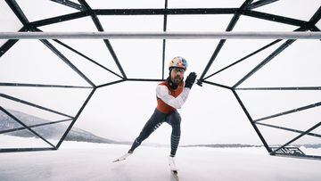 Kjeld Nuis performs during Red Bull Quest for hundred at Savalen, Norway, March 17.2022 // Daniel Tengs / Red Bull Content Pool // SI202203170183 // Usage for editorial use only // 