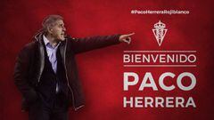 Paco Herrera nuevo t&eacute;cnico del Sporting. 