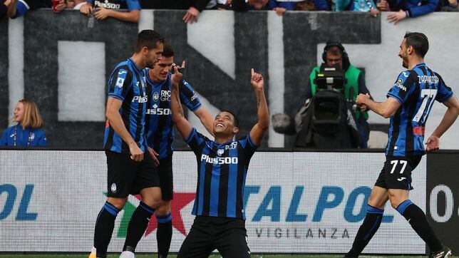 Luis Muriel marca en goleada de Atalanta que asegura UEL