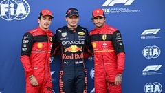 Leclerc, Verstappen y Sainz, en Austria.
