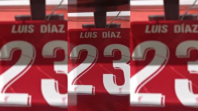 Luis Díaz elige el número 23 para jugar en Liverpool