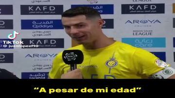 Cristiano: “A pesar de mi edad, sigo amando jugar fútbol”