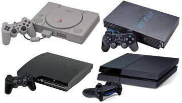 Las cuatro generaciones de PlayStation