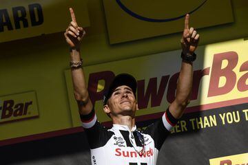 Warren Barguil, vencedor de la etapa Briaçon - Izoard del Tour de Francia de 2017.
