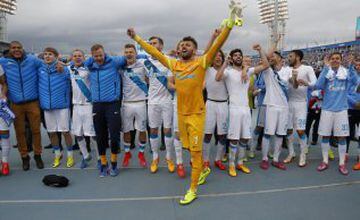 Zenit de San Petersburgo se coronó campeón de la Super Liga rusa 