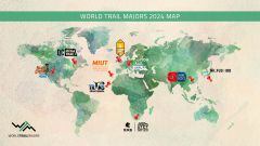 Mapa de carreras de World Trail Majors 2024.