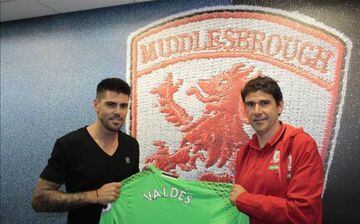 Valdés actually present at his Middlesbrough presentation