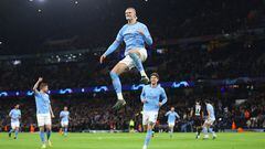 The Norwegian scored a hat-trick on his Champions League debut and the goals haven’t stopped flowing since for the Manchester City striker.