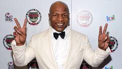 LAS VEGAS, NV - AUGUST 10:  Former boxer and inductee Mike Tyson arrives at the Nevada Boxing Hall of Fame inaugural induction gala at the Monte Carlo Resort and Casino on August 10, 2013 in Las Vegas, Nevada.  (Photo by Ethan Miller/Getty Images)