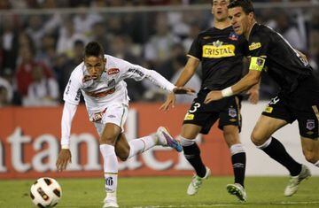 Neymar Jr. enfrentó a Colo Colo en la Copa de 2011, justo antes de marcharse a España.