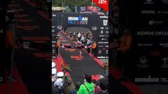 El campeón del Ironman de Pucón 2024: llegó a la meta y esto hizo