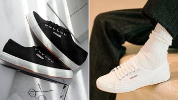Zapatillas Superga 2750 Cotu Classic de color negro y blanco para hombre y para mujer