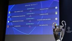 The draw was made at UEFA HQ in Nyon to decide how the business end of the biggest club competition in the world would look.
