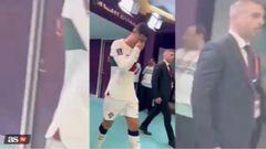 Cristiano Ronaldo llora en el Mundial al perder con Marruecos