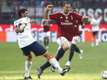 Yepes estuvo con Zlatan en sus dos primeras temporadas con el Milan. Después el sueco partió al PSG