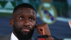 Speaking at his unveiling as a Real Madrid player, former Chelsea defender Antonio Rüdiger says he wasn’t interested in a move to Los Blancos’ arch rivals.