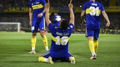 Frank Fabra marc&oacute; en la victoria de Boca Juniors sobre Godoy Cruz.