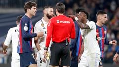 Barcelona edged out Real Madrid by a single goal in the Copa del Rey semi-final first leg, in which tensions were running high.