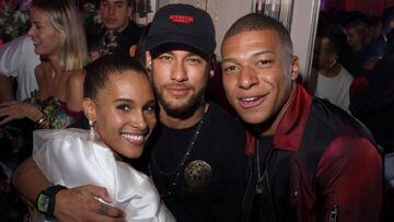 La lujosa fiesta de Neymar y Mbappé en París rodeados de modelos