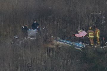 Aerial images of the accident site.