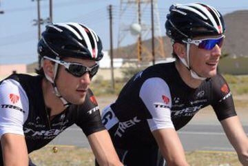 Frank y Andy Schleck. Nacidos en Luxemburgo, los hermanos son exitosos en el ciclismo. Andy ganó en 2010 el Tour de Francia y Frank fue tercero en 2011.