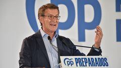 El presidente del Partido Popular, Alberto Núñez Feijóo.
Javier Carrión / Europa Press