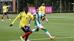 La Selección Colombia Sub 20 venció a Nacional en amistoso en Guarne