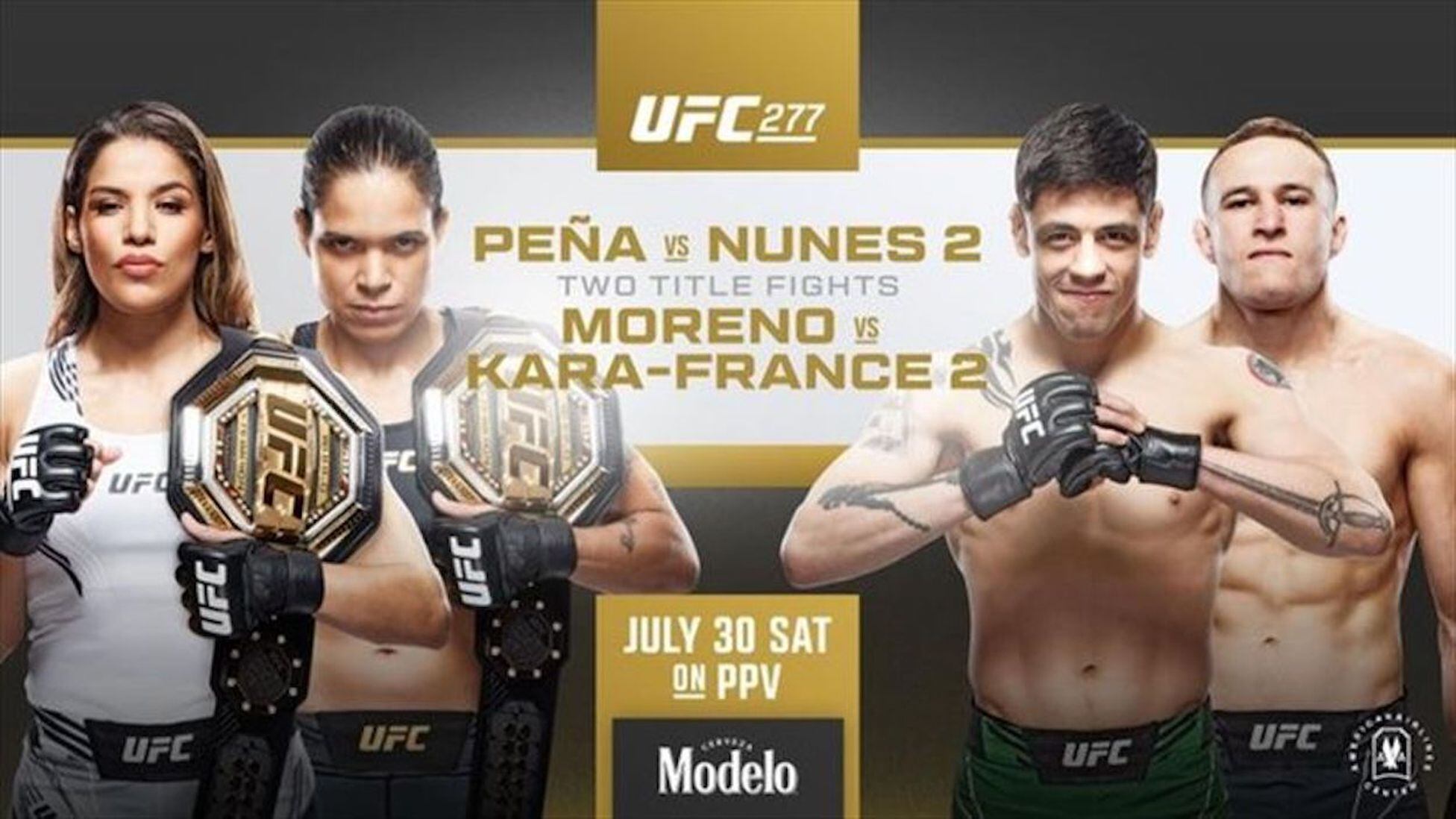 ¿Dónde ver UFC 277 España
