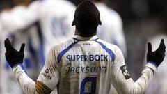 El delantero colombiano, Jackson Mart&iacute;nez, fue protagonista en el gol que abri&oacute; el marcador a favor del Porto a 10 minutos del final. 