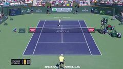 El gran punto de Federer que la ATP describió como 'showtime'